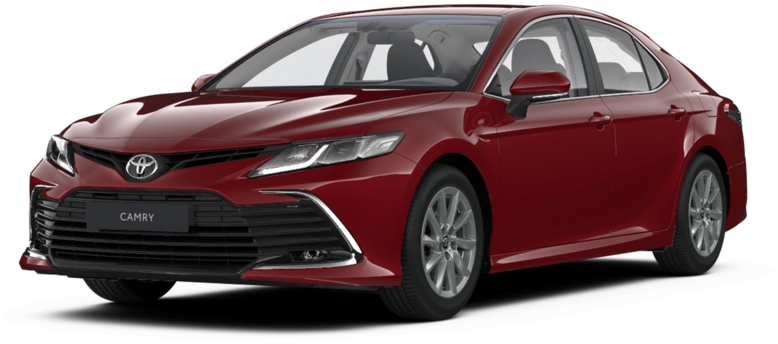 Toyota Camry нового цвета «красный, специальный металлик»